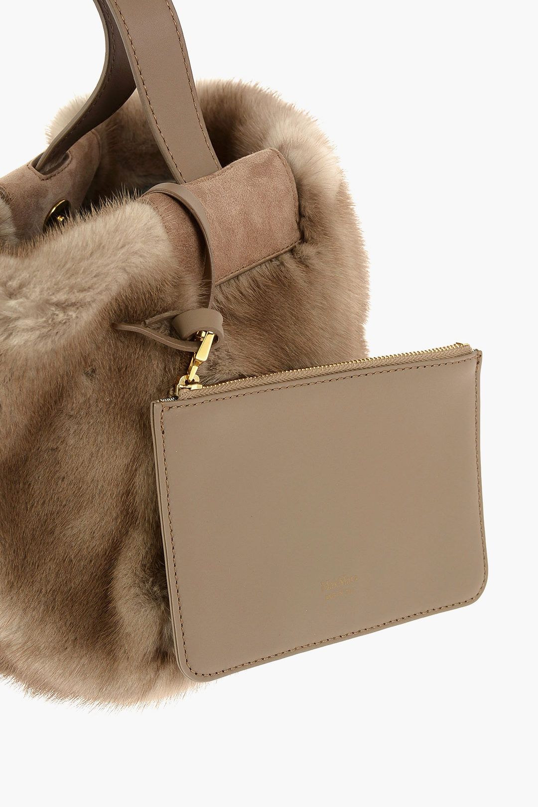 Max Mara*LARA ミンクファー XS リストレット クラッチバッグ (Max ...