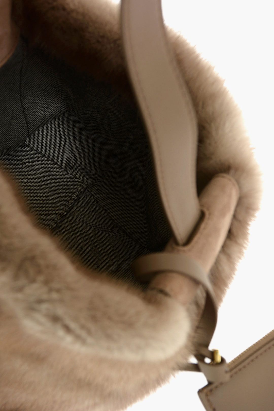 Max Mara*LARA ミンクファー XS リストレット クラッチバッグ (Max ...