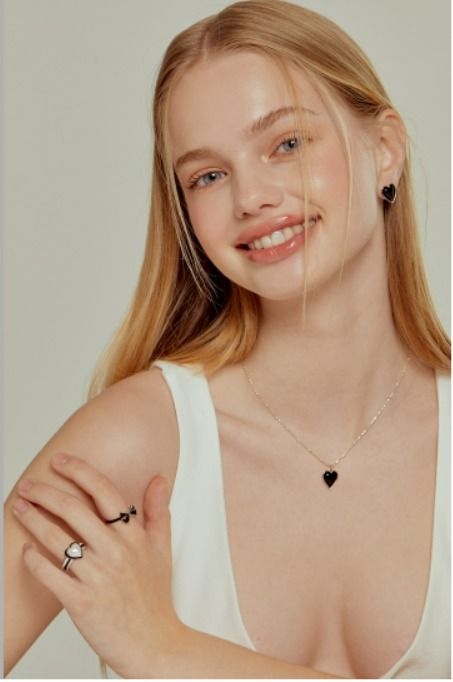 【TATIANA】RIBBON TO HEART RING★SET★送料無料★2色 TATIANA☆[SET] Ribbon to Heart Ring (TATIANA/指輪・リング