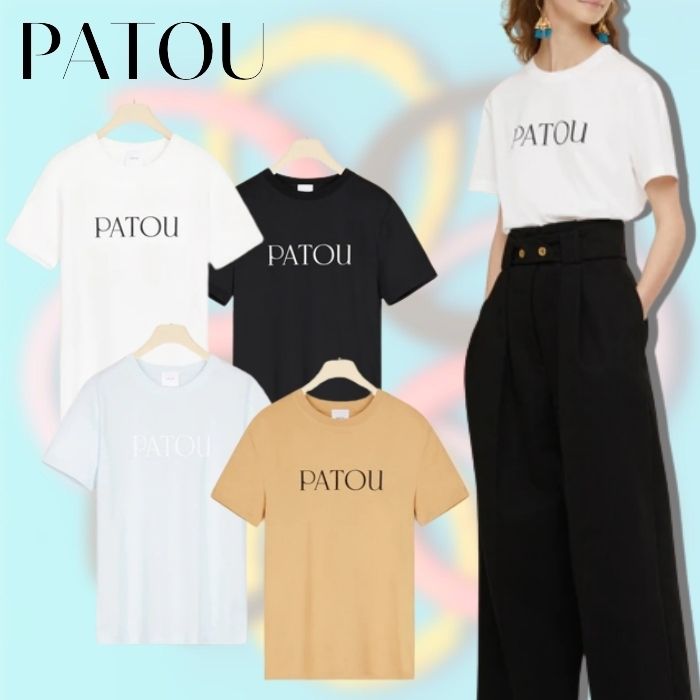 PATOU パトゥ オーガニック コットン PATOU ロゴTシャツ 4色展開 セール開催中 PATOUロゴTシャツ Tシャツ/カットソー(半袖/袖なし)