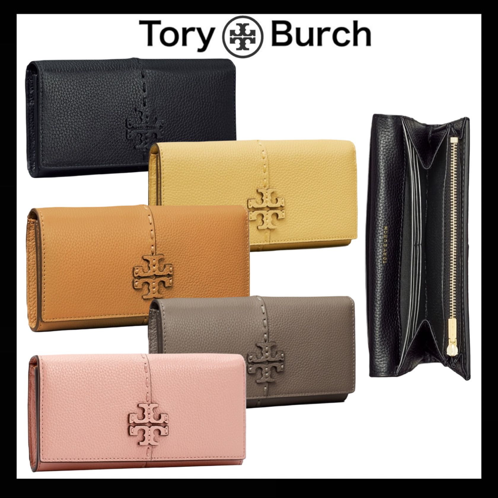 国内すぐ届く TORY BURCH マックグロー エンベロープ ウォレット (Tory ...