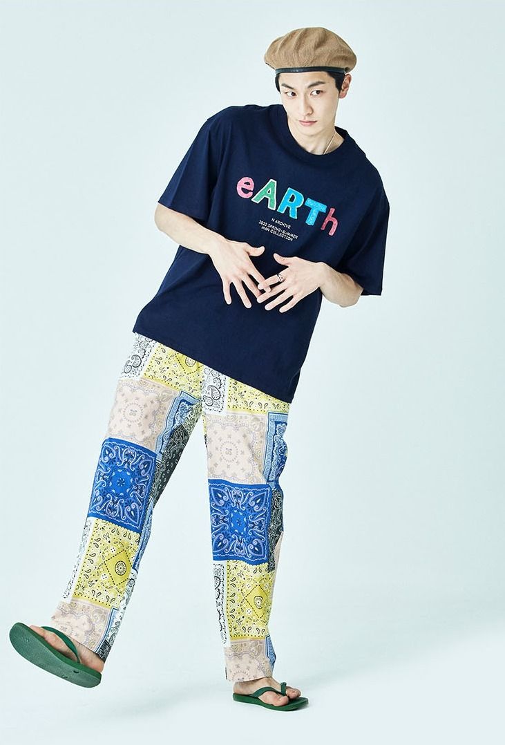 ☆【Beyond Closet】☆ART HAND PRINTING LOGO T-SHIRT.S