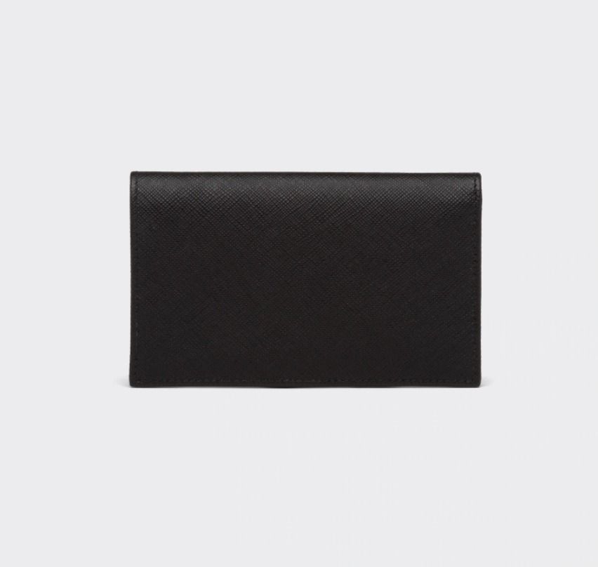 PRADA SAFFIANOマルチカラーコンパクト財布 NERO+IBISCO /1MV020 PRADA SAFFIANOマルチカラーコンパクト財布 NERO+IBISCO /1MV020