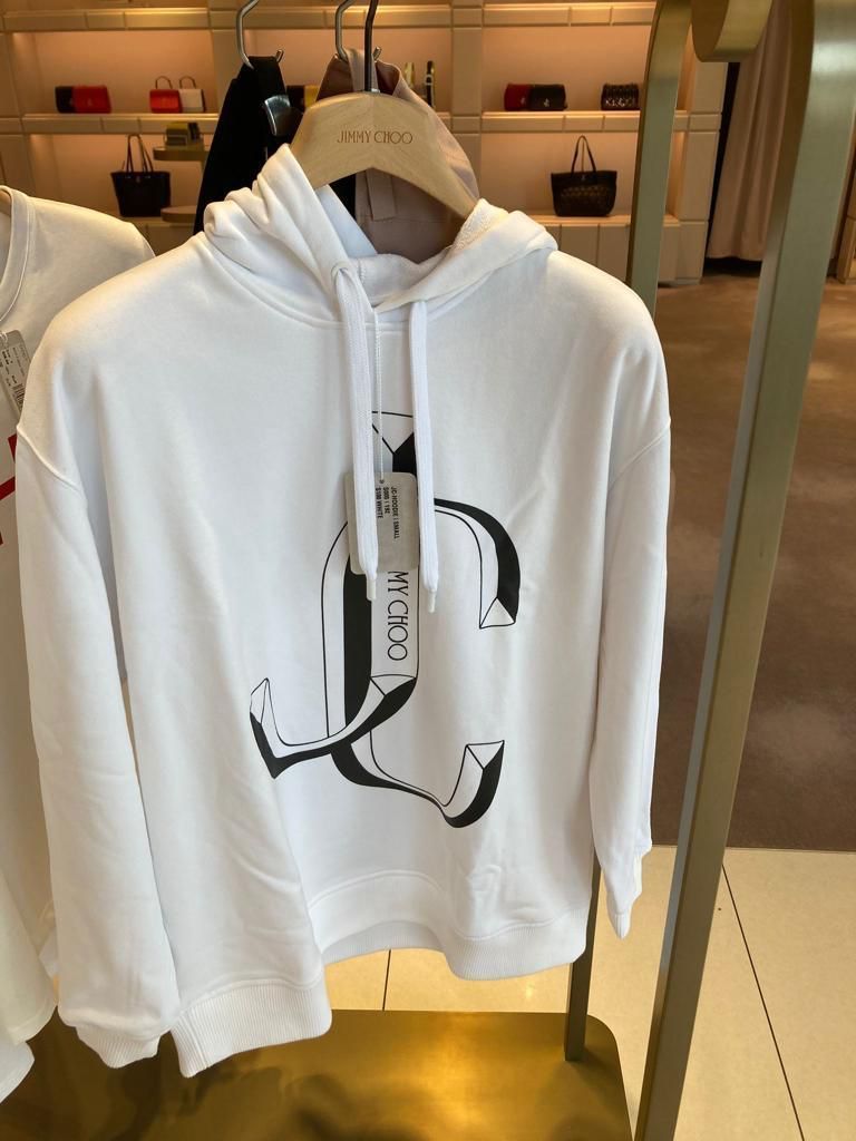JIMMY CHOO 《VIPセールで再入荷》JC HOODIE ホワイト (Jimmy