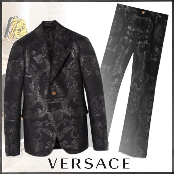 23AW VERSACE 希少 フレア セットアップ フェンディコラボ (VERSACE 23AW VERSACE 希少 フレア セットアップ フェンディコラボ (VERSACE