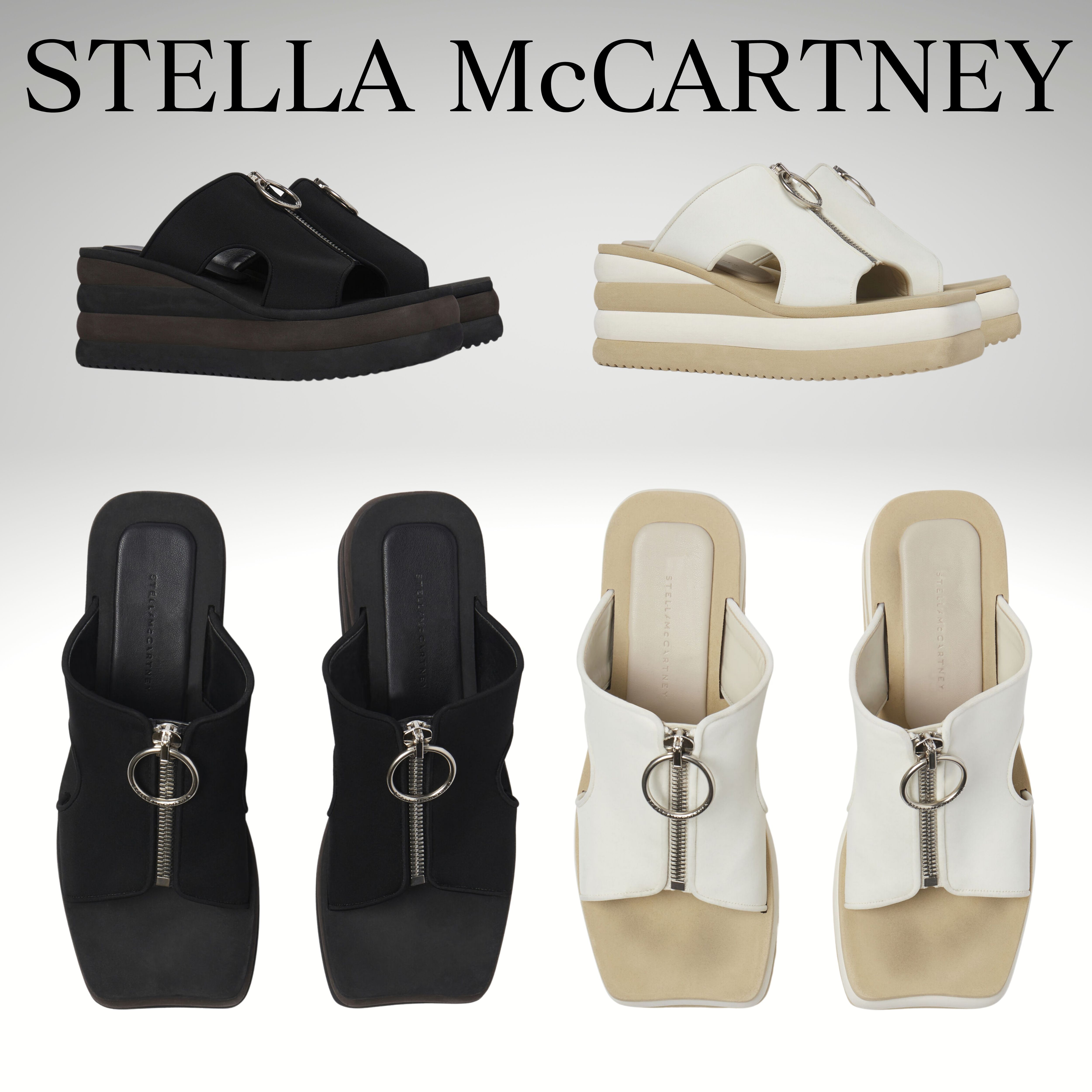 STELLA McCARTNEY】スキューバ プラットフォーム スライド (Stella 売り切れ必至! 【新品】STELLA MCCARTNEYスキューバプラットフォームスライド サンダル