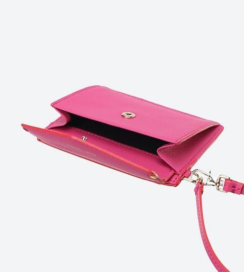 Paul Smith】ハイライトステッチ ストラップ付きパスケース