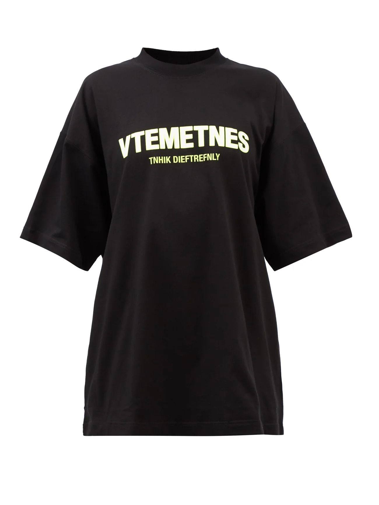 VETEMENTS ヴェトモン Tシャツ・カットソー M 黒 【古着】-
