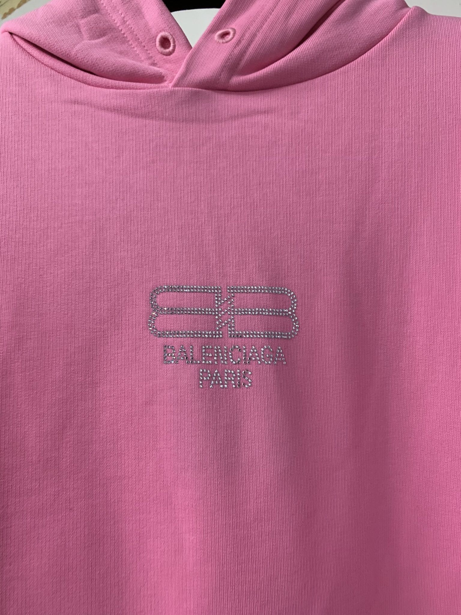 BALENCIAGA】フーディ ミディアムフィット BB ロゴ ストーン