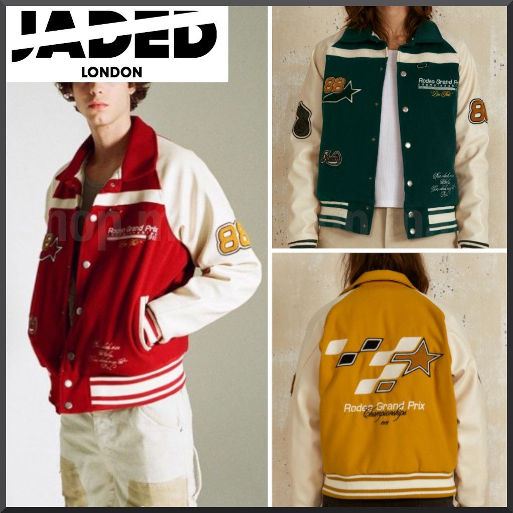 JADED LONDON◇RODEO バーシティ ジャケット 3色 JADED LONDON