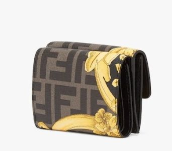 FENDI◇VERSACEコラボ Fendace Micro Trifold 三つ折り財布 (FENDI ...