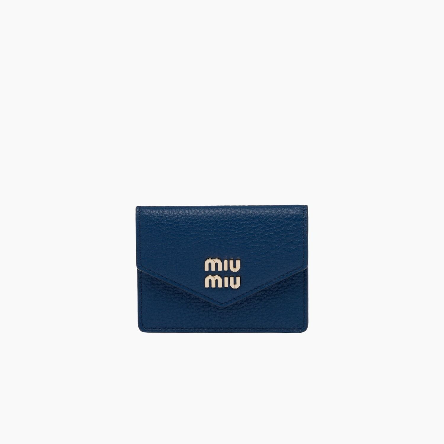 ☆MiuMiu☆ミュウミュウ ロゴ レザー カードケース☆直営店☆ (MiuMiu ...
