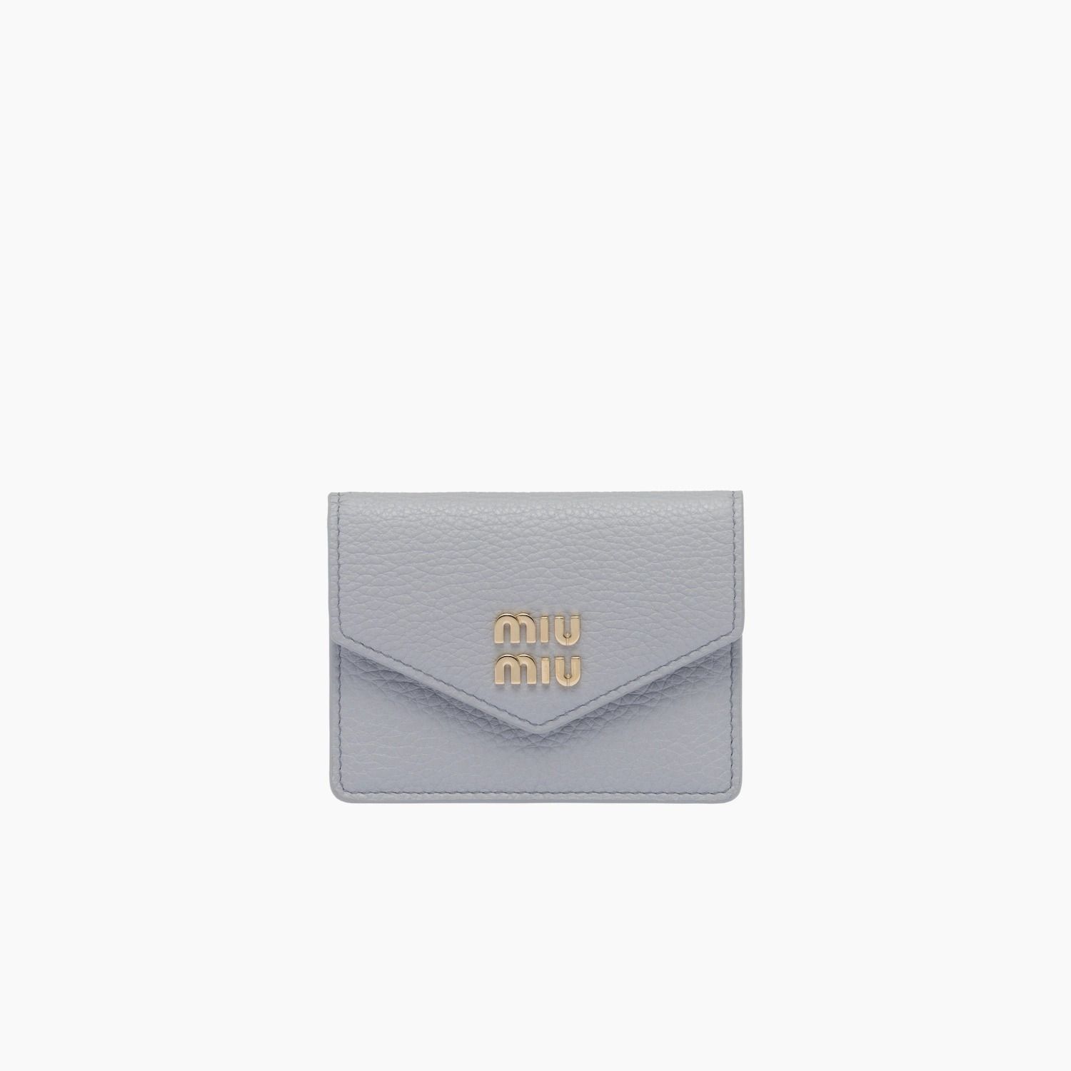 ☆MiuMiu☆ミュウミュウ ロゴ レザー カードケース☆直営店☆ (MiuMiu ...