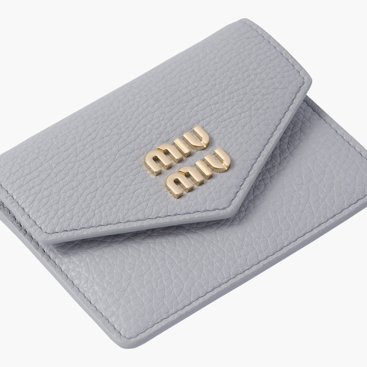 ☆MiuMiu☆ミュウミュウ ロゴ レザー カードケース☆直営店☆ (MiuMiu ...