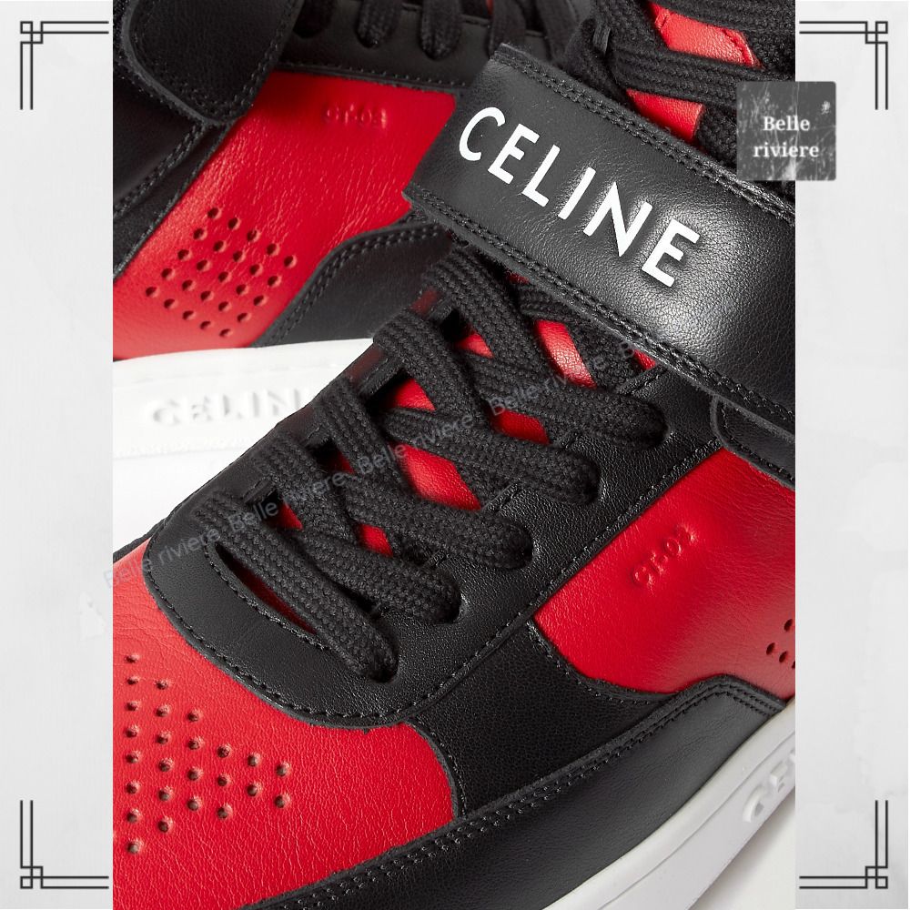 22SS new / CELINE HOMME Ct-03 レザー High-Top スニーカー 22SS new / CELINE HOMME Ct-03 レザー High-Top スニーカー