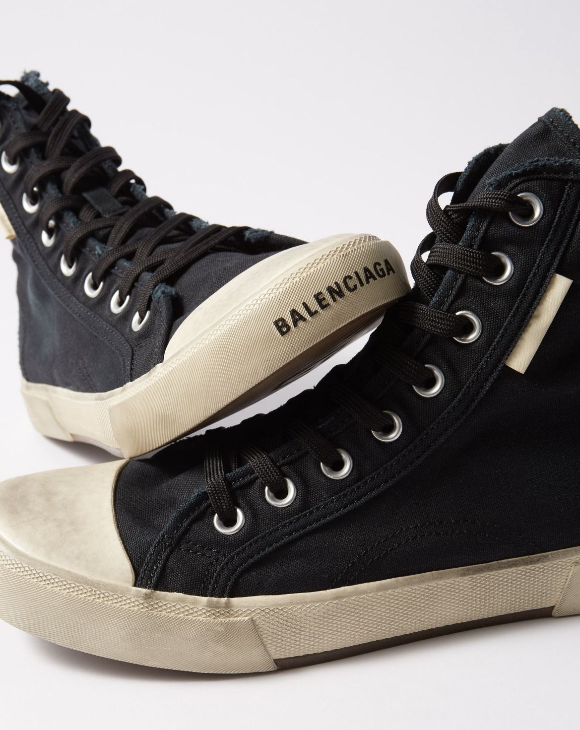 BALENCIAGA パリ キャンバス ハイカット スニーカー 人気 (BALENCIAGA ...
