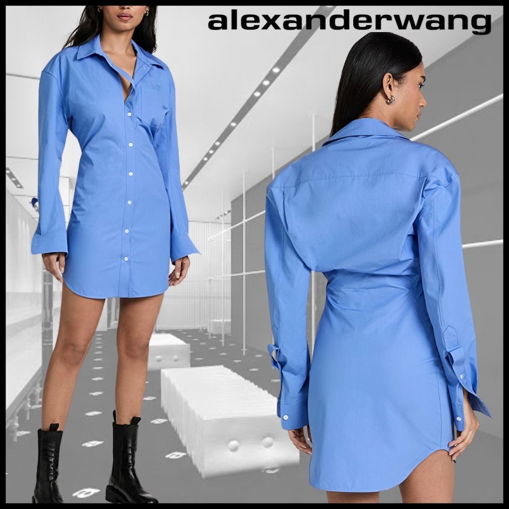 Alexanderwang】シャツ ワンピース ドレス 大特価販売