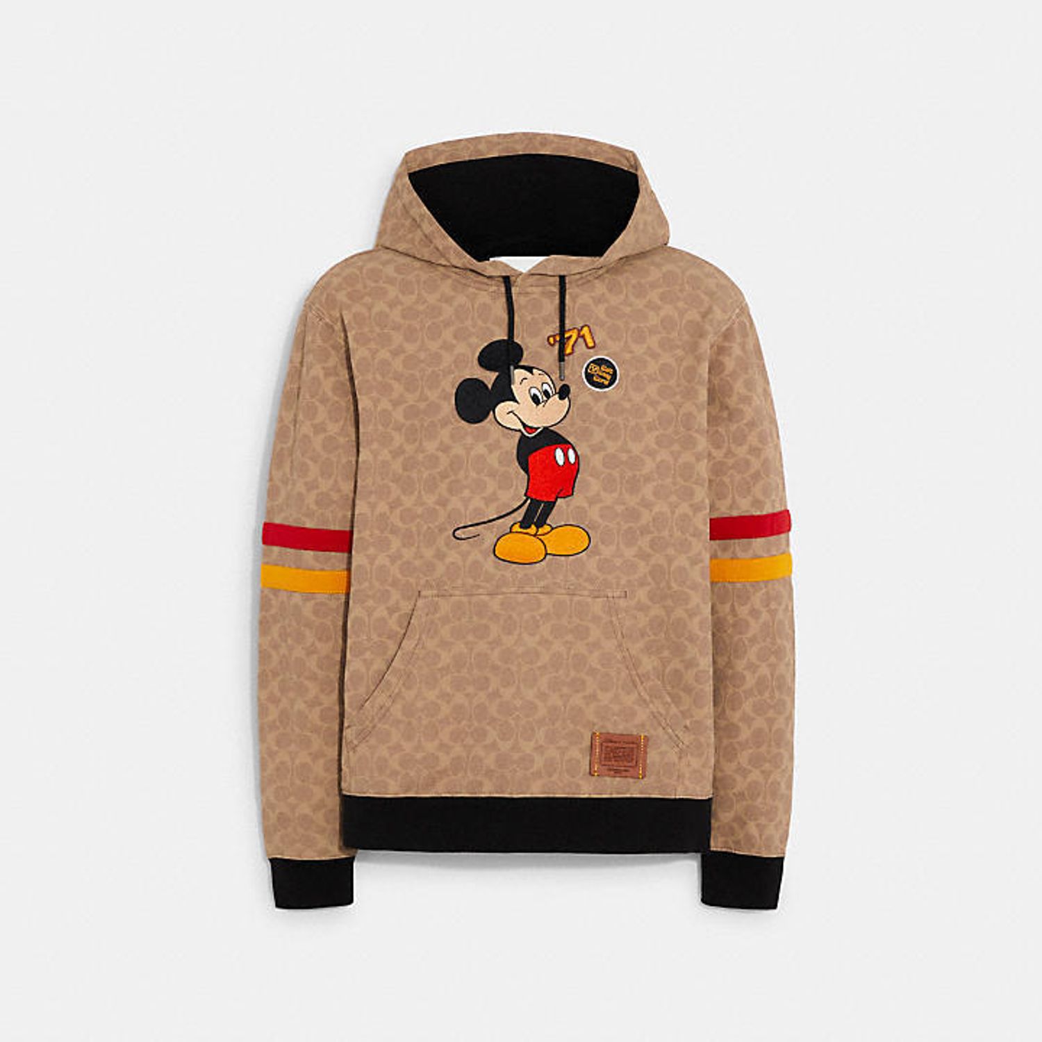 送料込 Disney X Coach ミッキーマウス シグネチャー フーディー Coach パーカー フーディ Buyma
