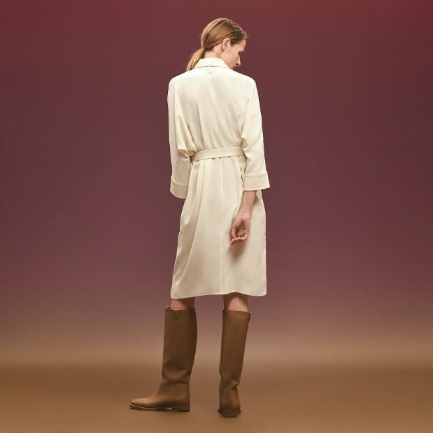 大人気!2022AW◇HERMES◇Robe Inspiration Chemise シャツドレス ...