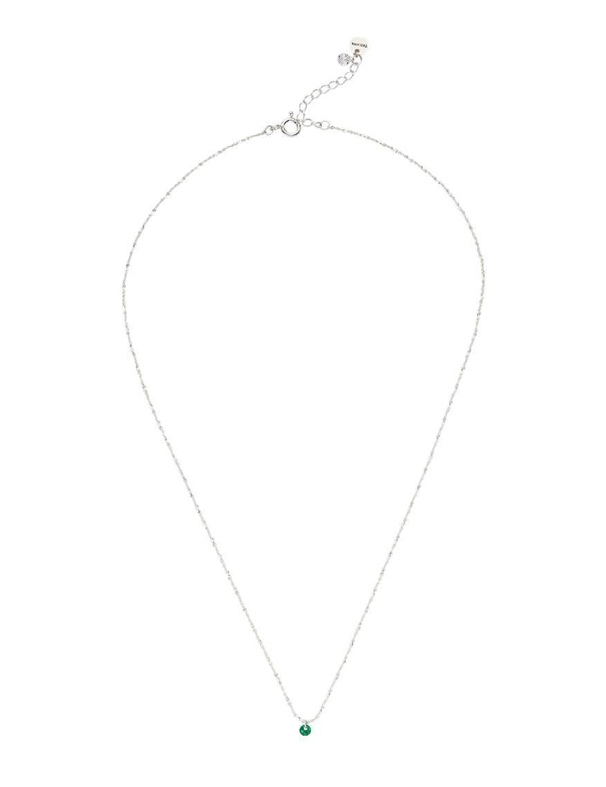 韓国発【TATIANA】(SILVER925) Petit Cubic Silver Necklace☆ 韓国発【TATIANA】(SILVER925) Petit Cubic Silver Necklace