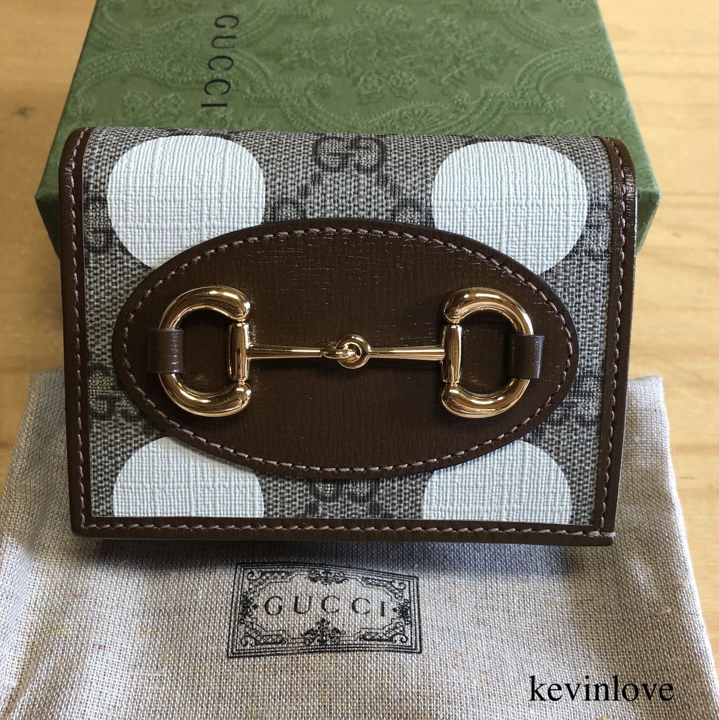 GUCCI グッチ ホースビット 1955 カードケース ミニウォレット (GUCCI ...