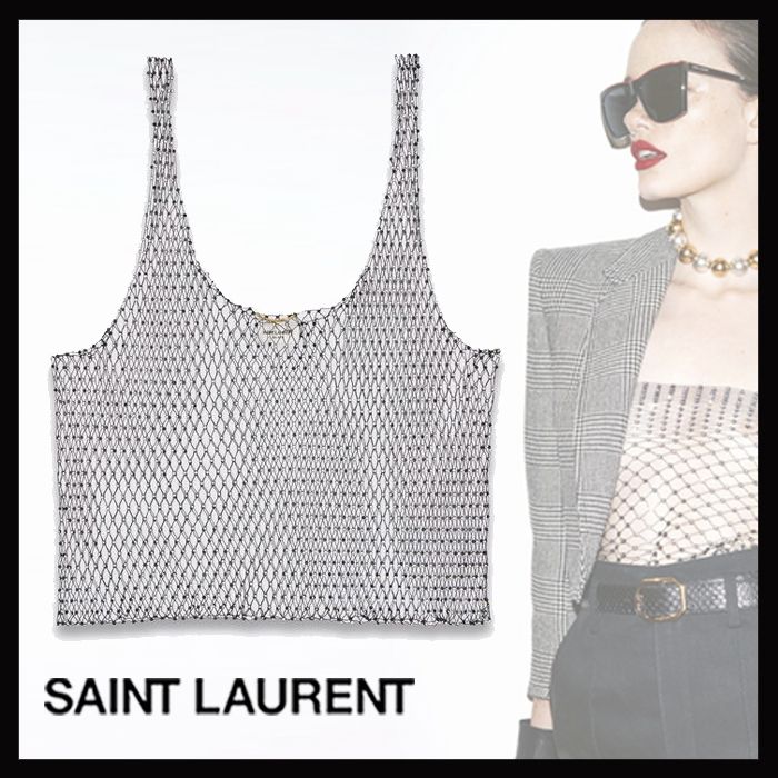 ysl イヴ・サンローラン タンクトップ キャミソール ライン