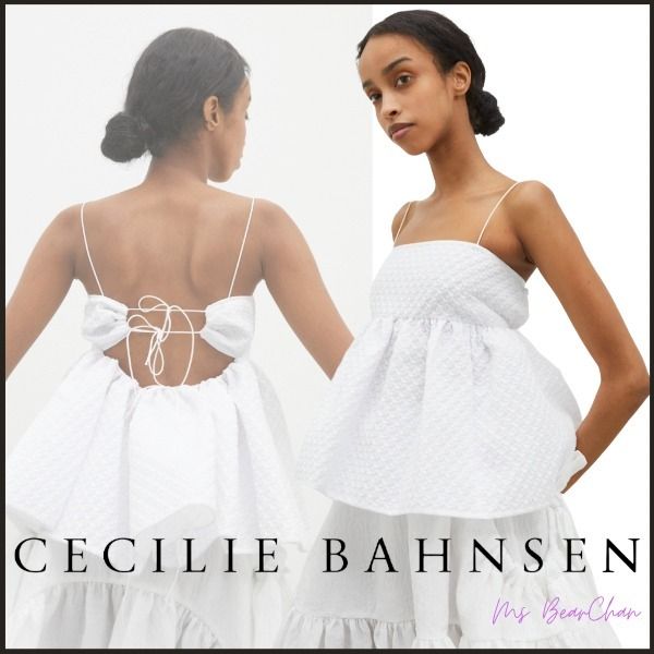 CECILIE BAHNSEN】SELENA TOP ペプラムキャミソール♪関税込