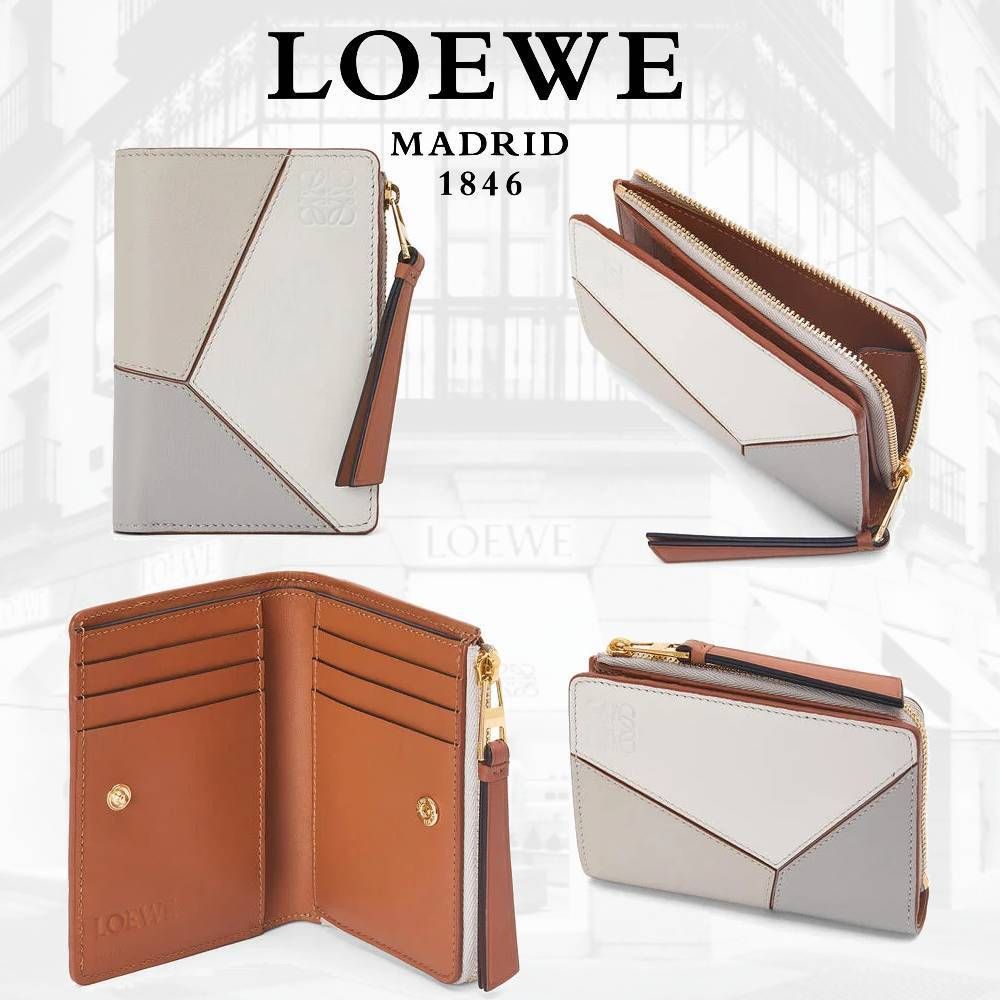 今期モデル【新品未使用】LOEWE パズル スリム バイフォールド