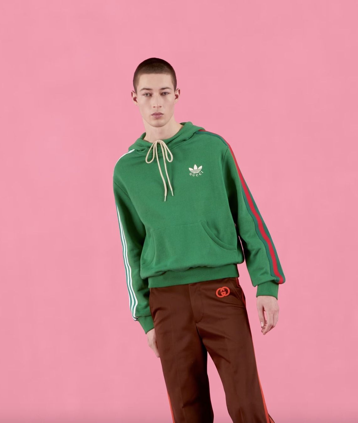 国内発送☆adidas×GUCCI】ロゴ コットン スウェットシャツ (GUCCI 国内発送☆adidas×GUCCI】ロゴ コットン スウェットシャツ (GUCCI