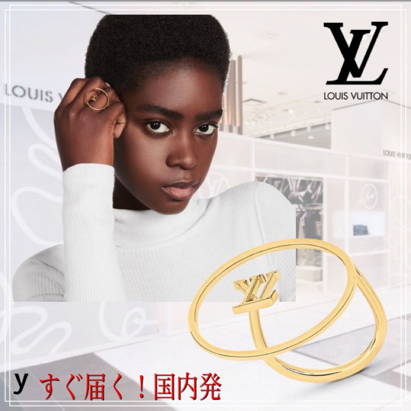 人気!LOUIS VUITTON バーグ・LV エクリプス リング (Louis Vuitton WEB限定セール 新品 ルイヴィトン バーグ・LV エクリプスS リング 指輪 ショップ袋