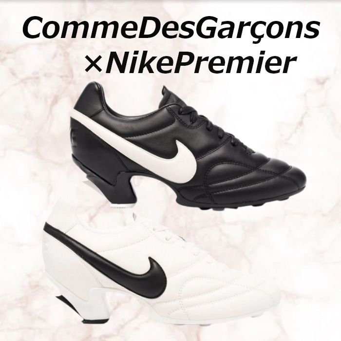 ッカーシュ ヤフオク! - NIKE コムデギャルソン コラボスニーカ 人気の販促アイテム コラボスニーカー・ヒール 23.5cm コムデギャルソン 【最終値下げ】NIKE スニーカー