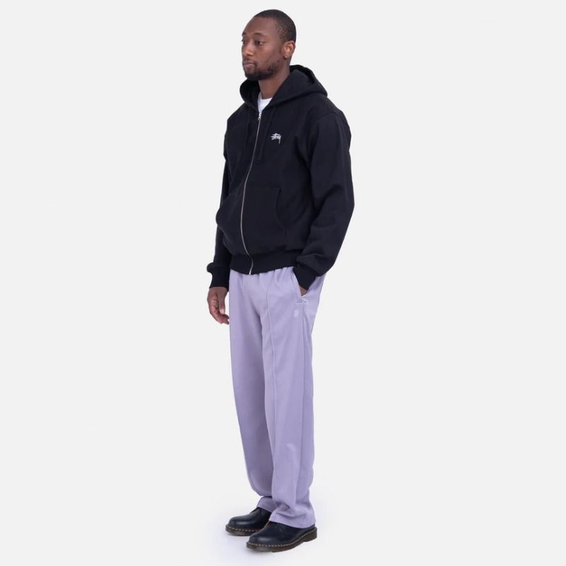 人気☆】STUSSY◇ロゴ ジップパーカー&パンツ セットアップ (STUSSY ...