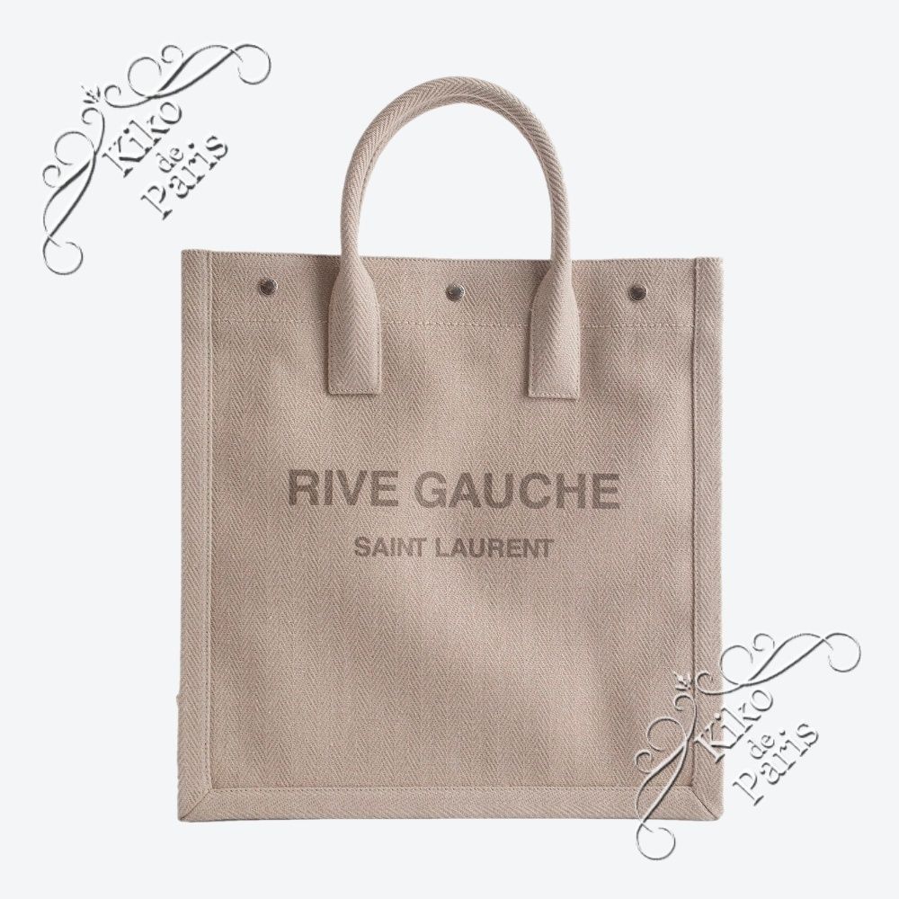 関税送料込 SAINT LAURENT RIVE GAUCHE ラージ トートバッグ (Saint ...