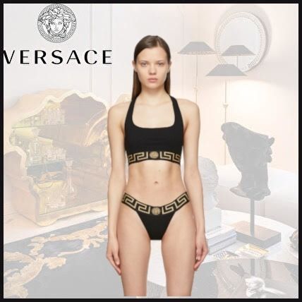 VERSACE】グレカ ボーダー ビキニ トップ (VERSACE/ビキニ) 83871682 ...
