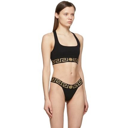 VERSACE】グレカ ボーダー ビキニ トップ (VERSACE/ビキニ) 83871682 ...