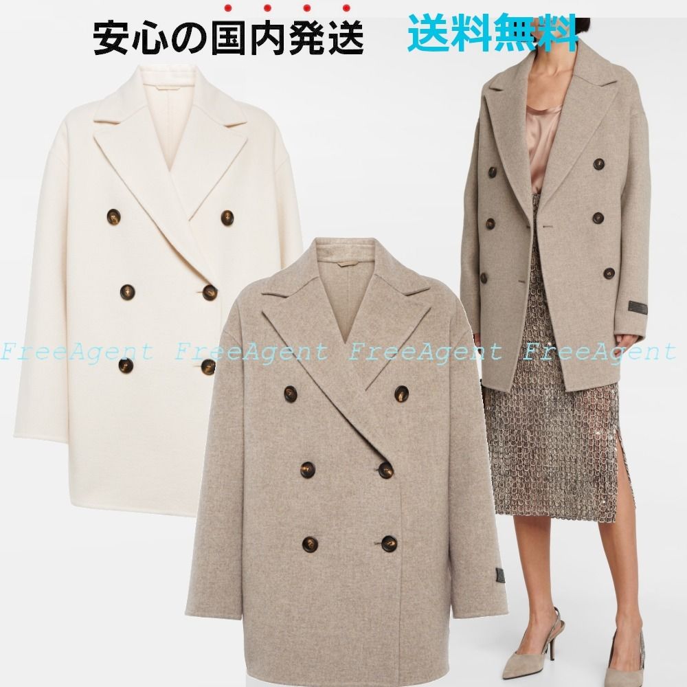 人気新品入荷 新品 未使用 ブルネロ クチネリ バージンウールのPコート
