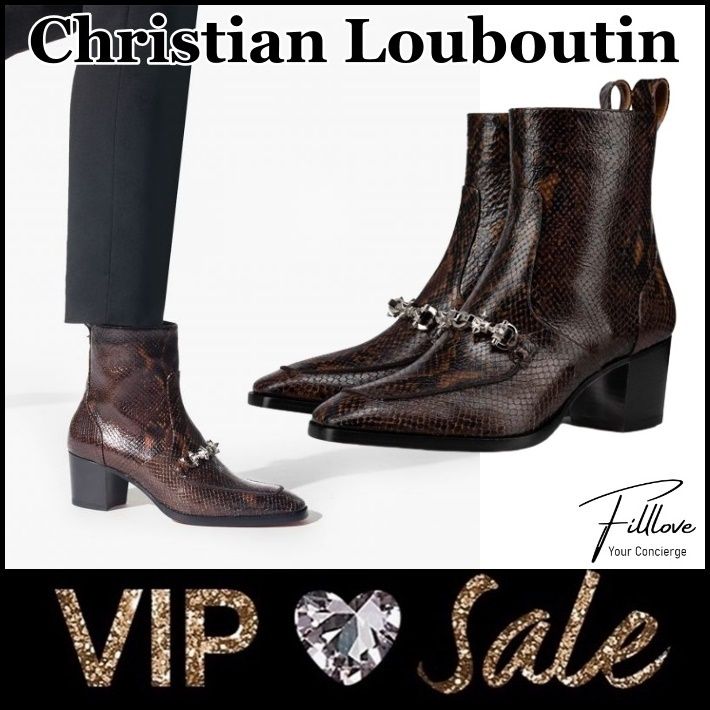 ルブタン◇VIPセール 20~40%OFF 早い者勝ち メンズ ブーツ (Christian