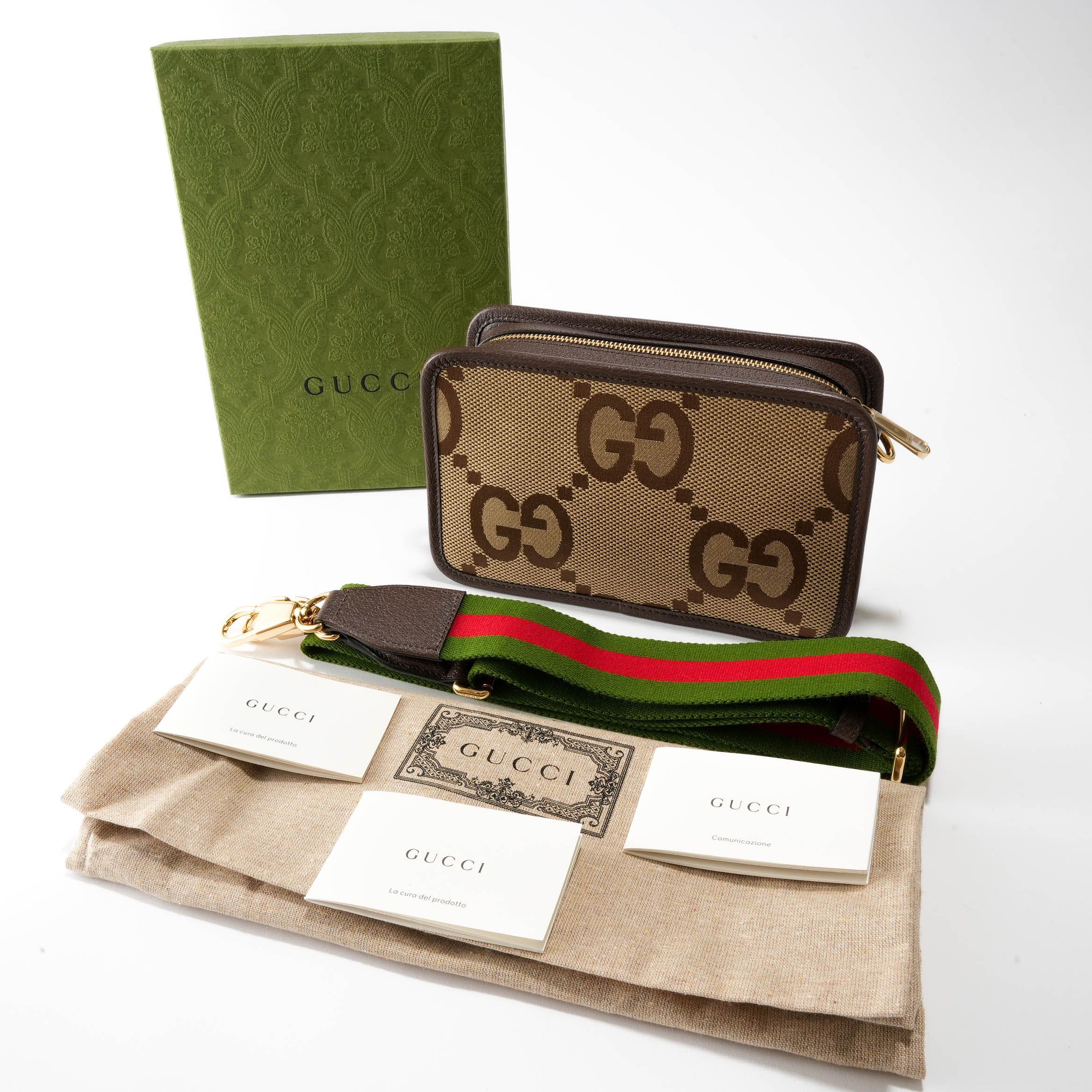 国内即発】2022AW GUCCI ジャンボGG ミニバッグ ユニセックス (GUCCI 国内即発】2022AW GUCCI ジャンボGG ミニバッグ ユニセックス (GUCCI