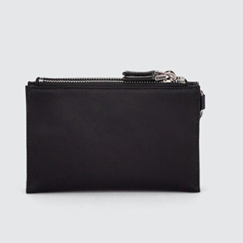 PRADA】ダブルミニポーチ トライアングルロゴ ブラック (PRADA/コイン ...