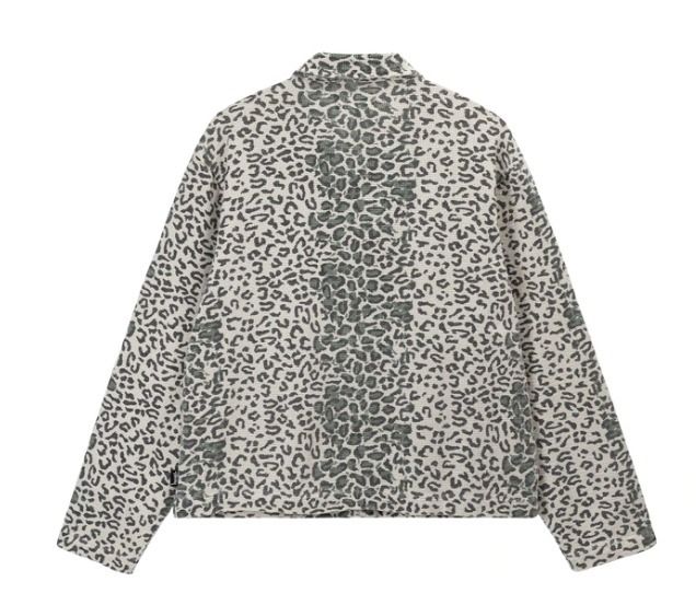 22SS Stussy 軽やかなメッシュ LEOPARD MESH ZIP JACKET (STUSSY は幅広い品揃えで 【みみ様専用】22ss stussy JACKET MESH LEOPARD その他