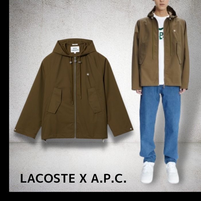 日替わりスペシャル LACOSTE ラコステ パーカー ブラウン 茶色 胸ロゴ 日本で買 ブラウン パーカー ラコステ LACOSTE 茶色 大人気 胸ロゴ パーカー