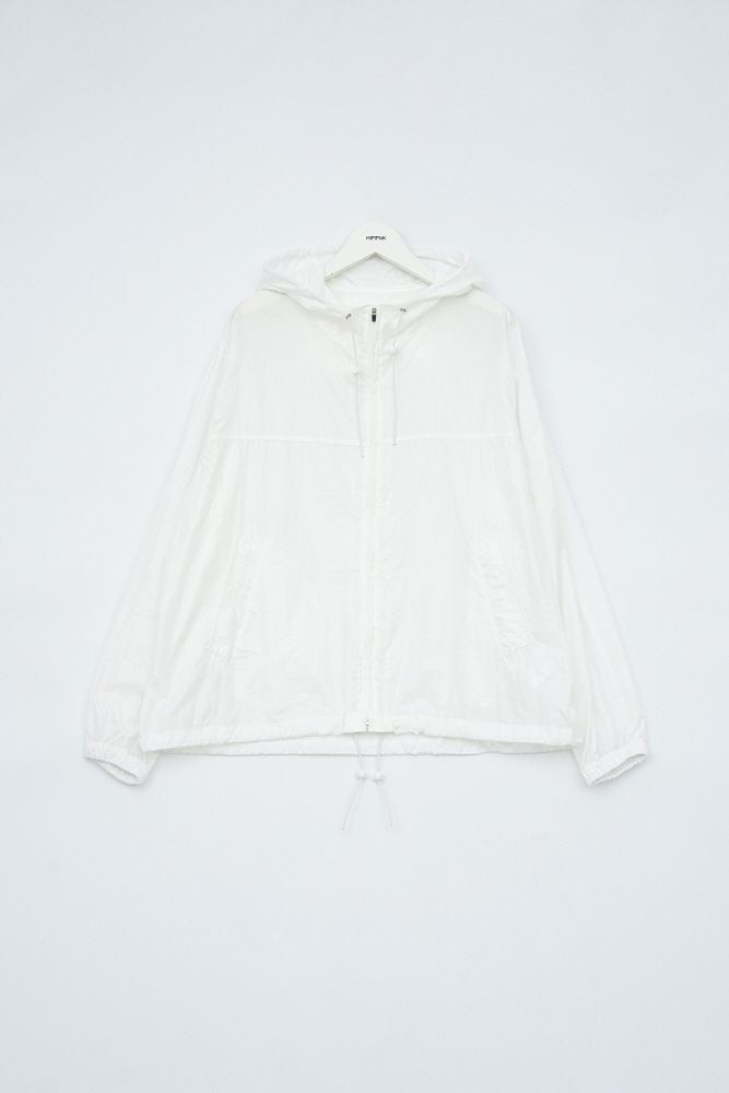 【HI FI FNK】Sheer Coating Hooded Jacket HI FI FNK】Sheer Coating Hooded Jacket