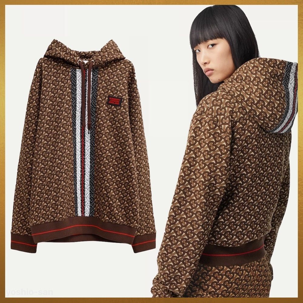 BURBERRY バーバリー モノグラム ストライプ フーディ (Burberry オンライン限定商品 Burberry バーバリー モノグラムパーカー パーカー