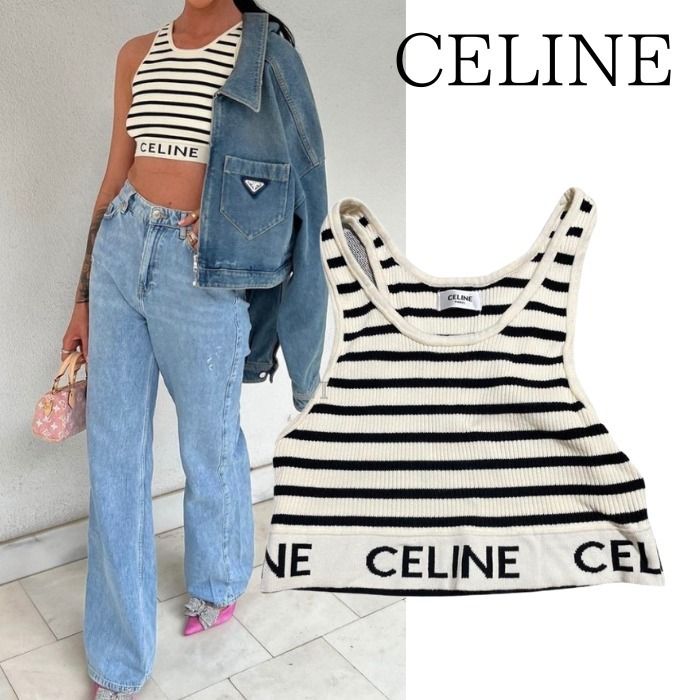 CELINE新作☆スポーツメッシュブラ (CELINE/タンクトップ) 2A22O372N