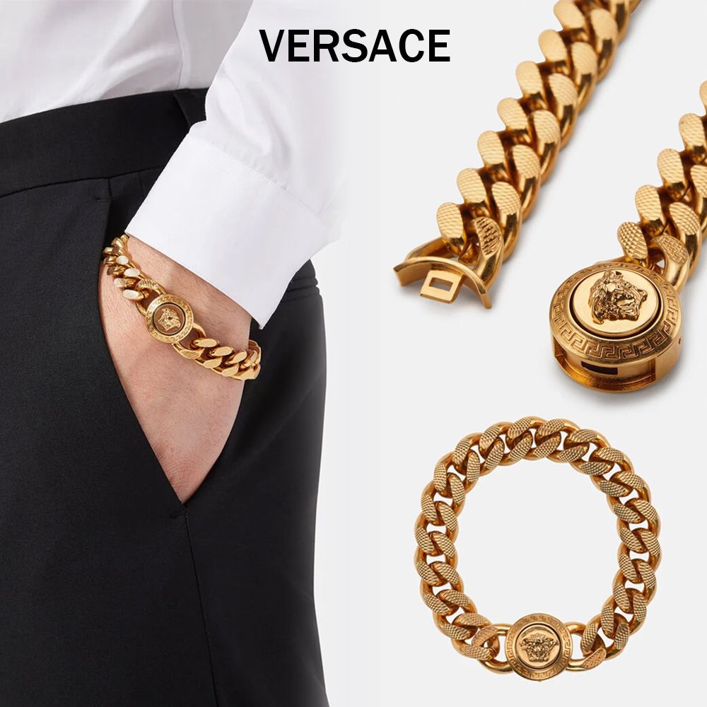 VERSACE/ヴェルサーチェ】メデューサ チェーン ブレスレット (FENDI