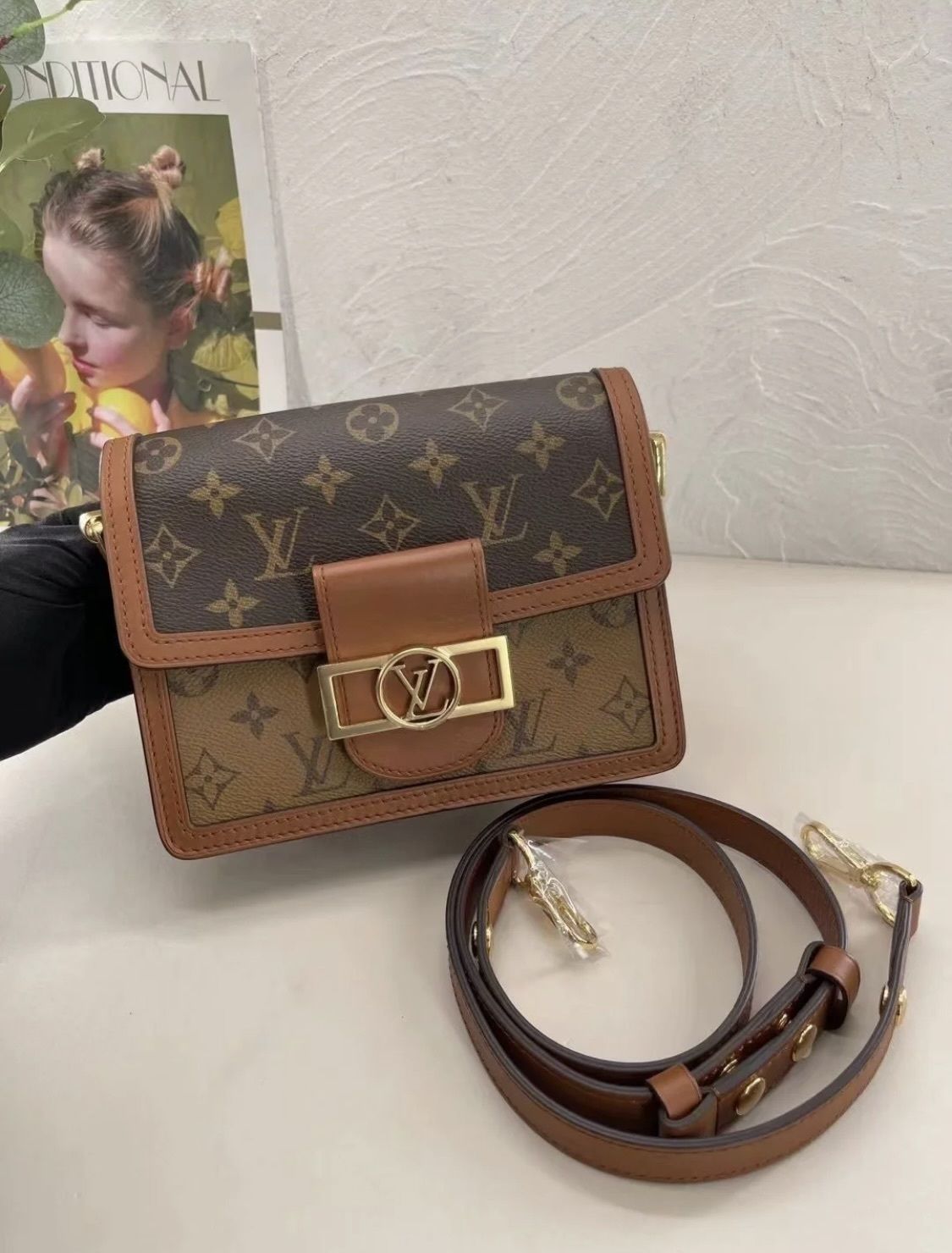 ◇配色がとってもかわいい【 Louis Vuitton 】ドーフィーヌ MINI
