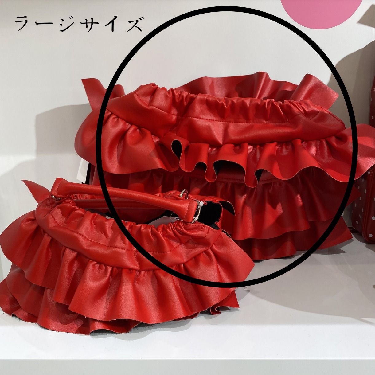 COMME des GARCONS GIRL ラージフリルハンドバッグ - alfej.com