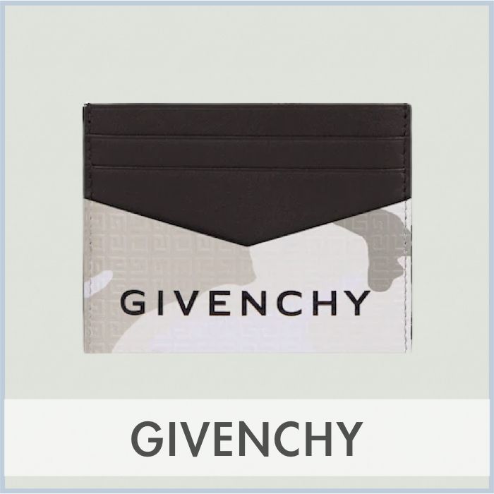 ☆海外限定【GIVENCHY】4Gカモフラージュレザー カードホルダー ...