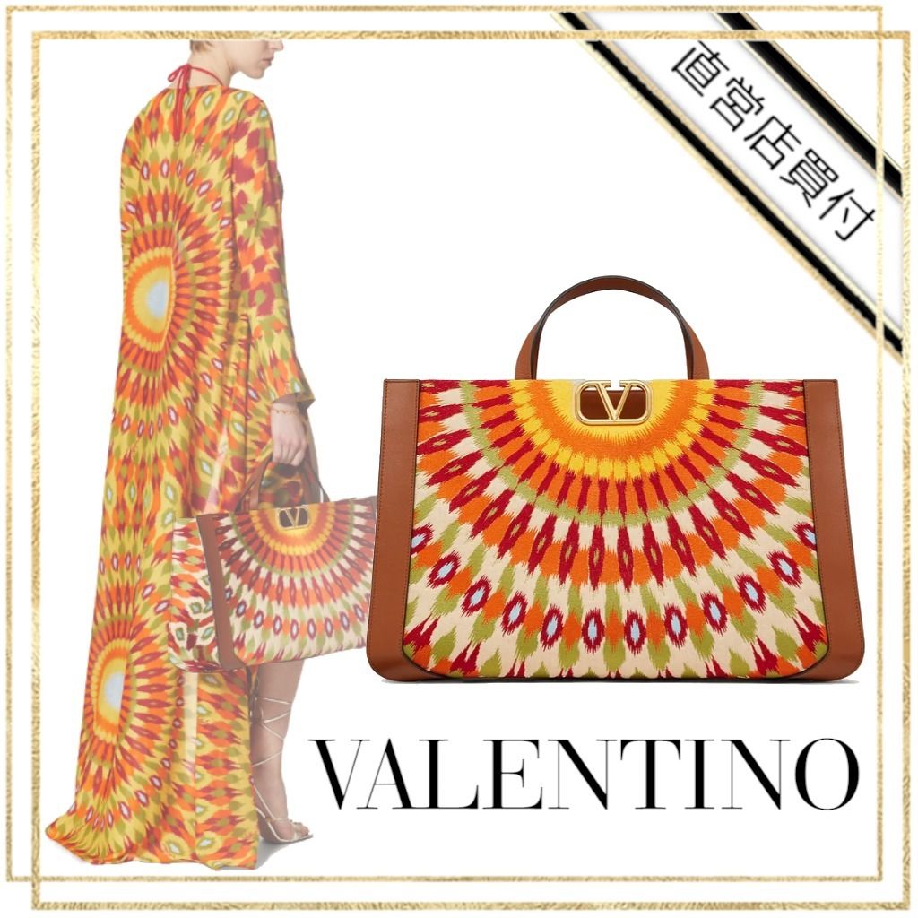 直営店【VALENTINO】ラウンドレインラフィアハンドバッグ - www ...