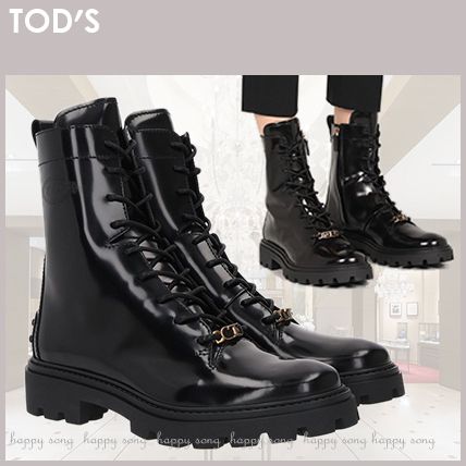 TOD'S◇トッズ ウィメンズ レザー アンクル ブーツ (TOD'S/ショート 大人の上質 TOD'S レザーショートブーツ 新品 ブーツ
